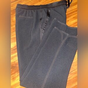 Kenneth Cole Black Curved Ankle Elastic Waist Slacks Size Medium